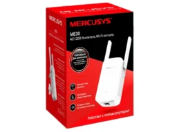 Повторитель беспроводного сигнала Mercusys ME30 AC1200 10/100BASE-TX белый