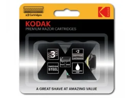 Сменные кассеты для бритья Kodak 30425118-RU1 Premium 3 лезвия 2 штуки для станка Prem Razor 3 (2/48