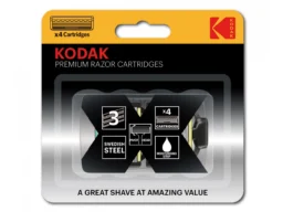 Сменные кассеты для бритья Kodak 30425125-RU1 Premium 3 лезвия 4 штуки для станка Prem Razor 3 (4/96