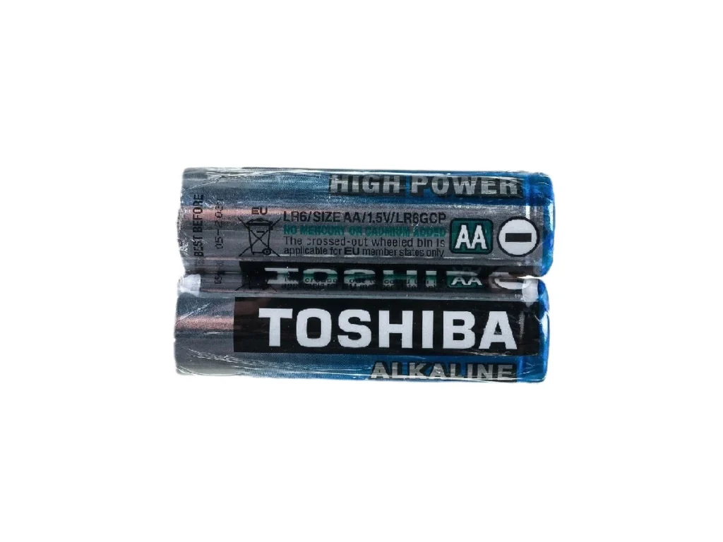Элемент питания TOSHIBA LR6 (б/б) 2/shrink (40/400)
