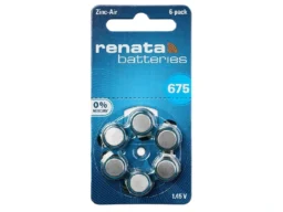 Элемент питания RENATA ZA 675 BL6 (для слуховых аппаратов) (6/60/300/3000)