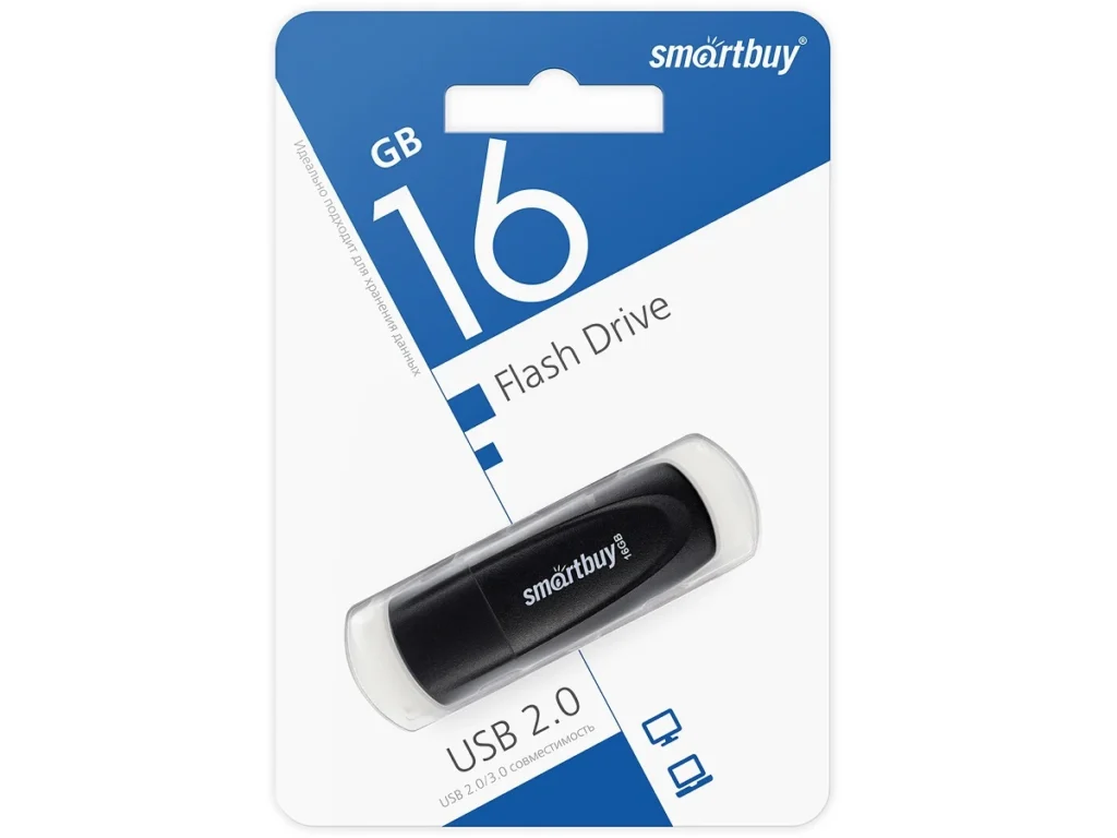 USB 16GB Smart Buy Scout чёрный
