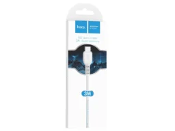 Кабель USB - Type-C HOCO X20, 3.0м, круглый, 3.0A, силикон, цвет: белый (1/30/300)