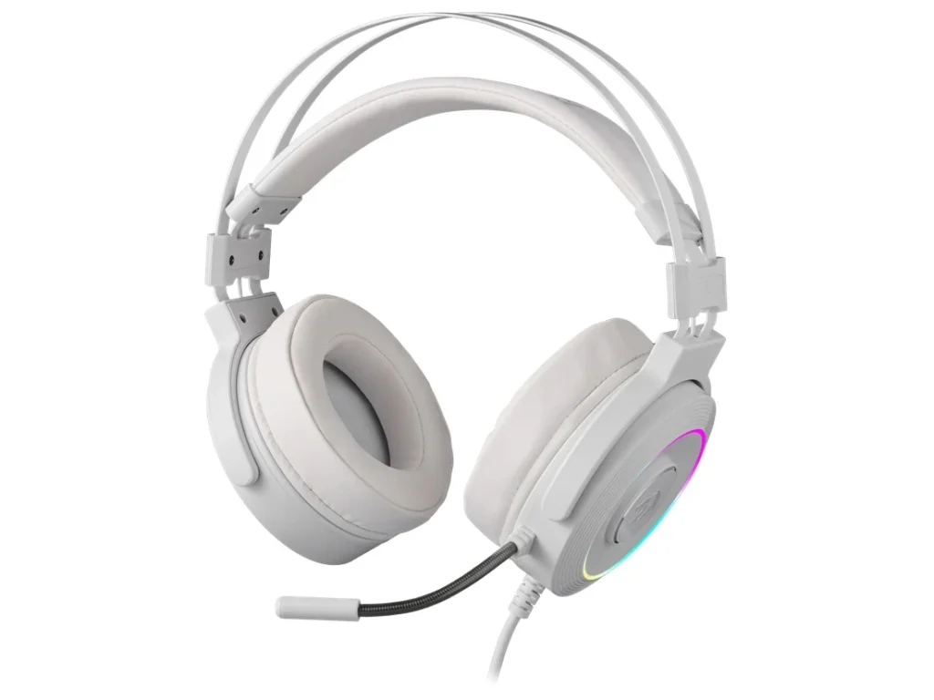 Гарнитура REDRAGON Lamia 2 Белые, RGB, звук 7.1, USB (1/10)