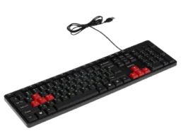 Клавиатура DIALOG KS-030U, черная/красная, USB (1/20)