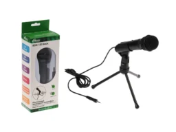 Микрофон RITMIX RDM-120, черный, настольный, шнур 1,8м. (1/100)