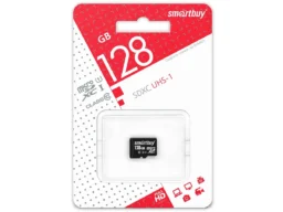 MicroSD 128GB Smart Buy Class10 UHS-I без адаптера
