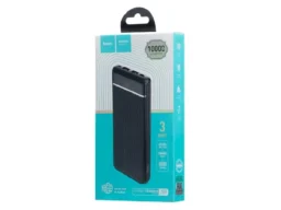 Акк.внешн. HOCO J59, 10000mAh, 2 USB выхода, Micro, Lightning и Type-C входы, дисплей, чёрный(1/44)