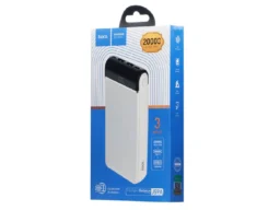 Акк.внешн. HOCO J59A, 20000mAh, 2 USB выхода, Micro, Lightning и Type-C входы, дисплей, белый(1/44)