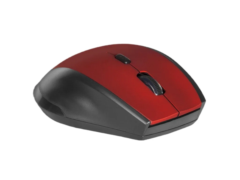 Мышь DEFENDER Accura MM-365, красная, беспроводная, 6 кнопок, 800-1600 dpi, USB (1/40)
