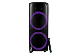 Акустическая колонка Nakatomi GS-59, 1.0, 120WRMS, Караоке с беспр. микрофоном, BT+FM+USB+SD+LED+ДУ
