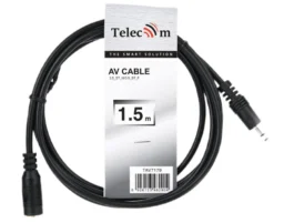 Кабель удлинительный TELECOM 3.5 Jack (M) / 3.5 Jack (F), стерео, аудио, 1.5 м. (1/250)