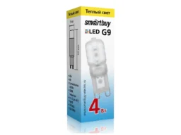 Лампа светодиодная SMARTBUY G9 4Вт 220V 3000К (капсульная, теплый свет)