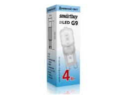 Лампа светодиодная SMARTBUY G9 4Вт 220V 4000К (капсульная, нейтральный свет)