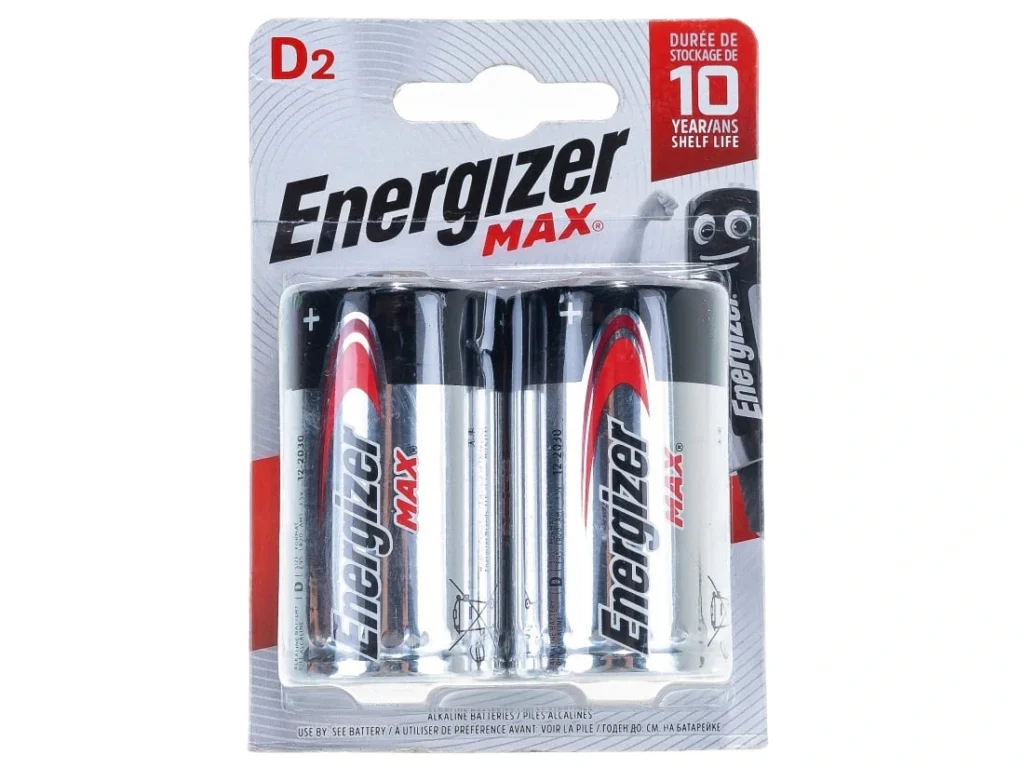 Элемент питания ENERGIZER LR20 Max (2 бл) (12)