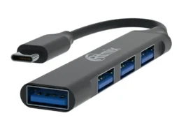 USB-HUB RITMIX CR-4400M,USB3.0;1xUSB3.0+3xUSB2.0, каб.9.5см,корп.алюм.сплав (1/200)