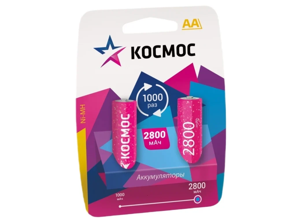 Аккумулятор КОСМОС R6 (2800 mAh) BL2 (2/24/288)