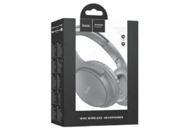 Наушники полноразмерные HOCO W40 Mighty, Bluetooth, 200 мАч, серый (1/60)