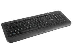 Клавиатура проводная полноразмерная CBR KB 319H, USB, 104 кл., встр. 2-портовый USB-хаб, ABS-пластик