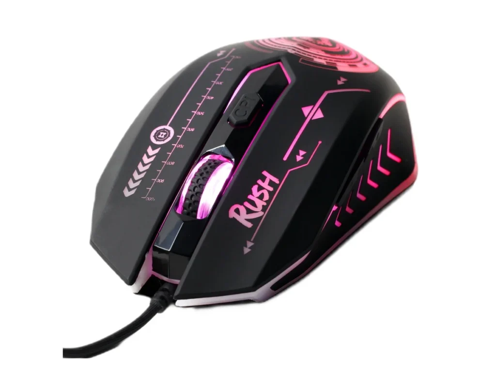 Мышь игровая проводная Smartbuy RUSH 727G, черная (1/40)