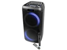 Акустическая колонка 1.0, Nakatomi GS-50, 90WRMS, Караоке с беспр. микрофоном, BT+FM+USB+SD+LED+ДУ