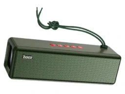 Колонка портативная HOCO HC3, Bounce, TF, USB, AUX, TWS, FM, Bluetooth 5.0, пластик, темно-зеленый