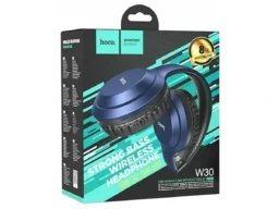 Наушники полноразмерные HOCO W30 Fun, Bluetooth, 300 мАч, синий(1/30)