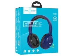 Наушники полноразмерные HOCO W33 Art, пластик, bluetooth 5.0, AUX, цвет: синий (1/30)