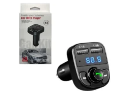 Авто модулятор № X8 HM (2USB, Bluetooth 5.0+EDR, AUX, TF, микрофон 3.1A)
