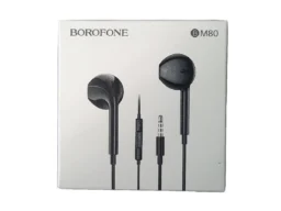 Наушники внутриканальные Borofone BM80, Magnificent, Jack 3.5мм, 1.2 м, цвет: чёрный (1/196/784)