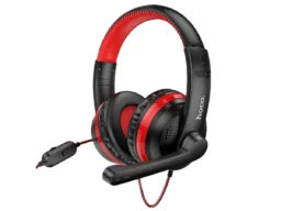 Наушники полноразмерные HOCO W103 Magic, USB+Jack 3.5mm, красный