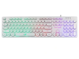Клавиатура игровая KGK-16U WHITE Dialog Gan-Kata, с RGB-подсветкой, USB, белая (1/20)