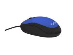 Мышь проводная CBR CM 102, синяя, USB (1/100)