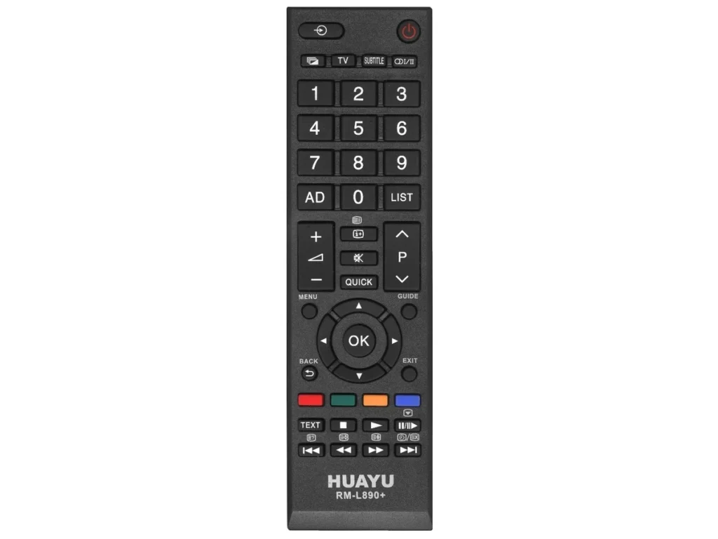У/П для Toshiba RM-L890+(CT-90326) корпус универсальный пульт
