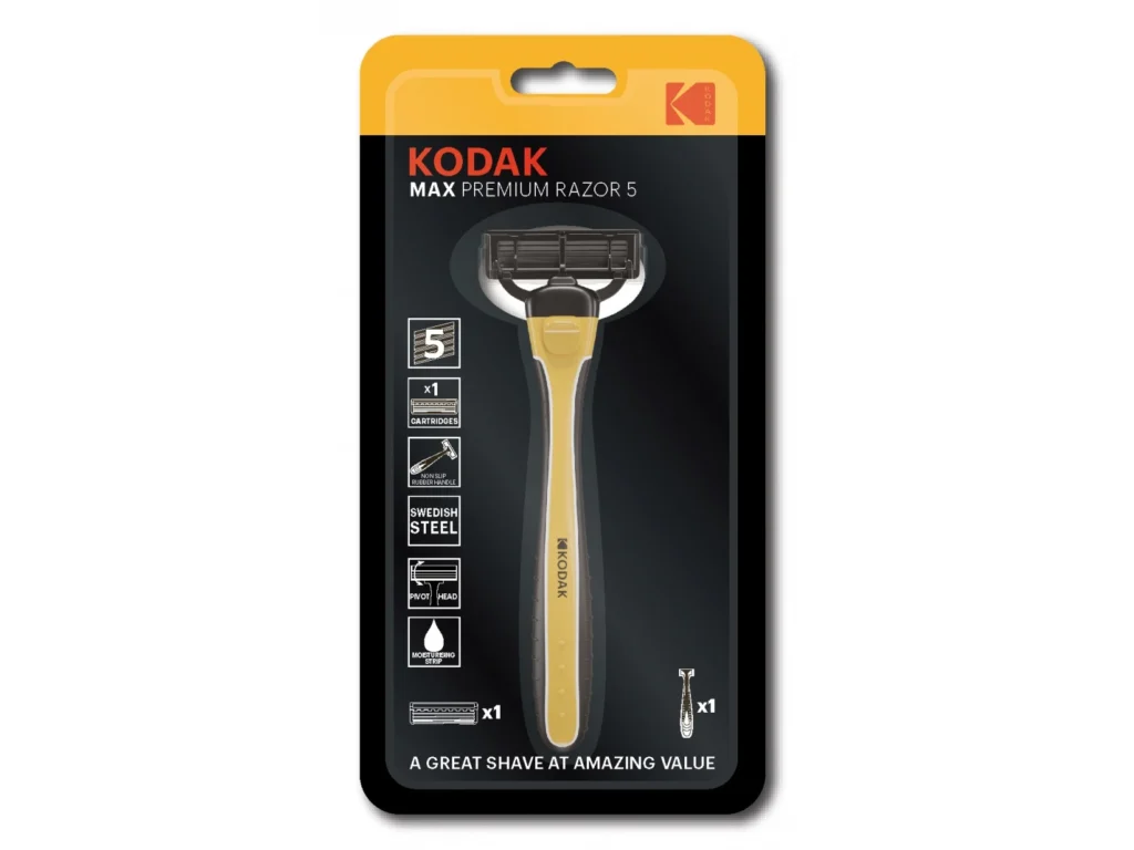 Бритвенные системы Kodak MAX Prem Razor 5 Starter мужская 5 лезвий (1/12/72)