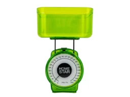 Весы кухонные механические HOMESTAR HS-3004М, 1 кг, цвет зеленый (1/20)