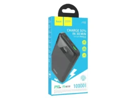 Акк.внешн. HOCO J102, 10000mAh, Cool, PD20W+QC3.0, цвет: чёрный (1/66)