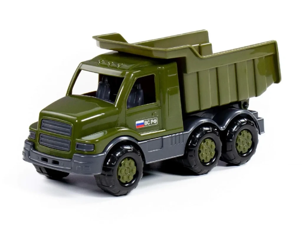 Полесье / "Гоша", автомобиль-самосвал военный (265х110х128мм.) / 12
