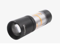 Фонарь в руку 5149 (T-6, Аккум.-встроенный, кейс, micro-USB, фокус) боковая спираль ультрофиолет