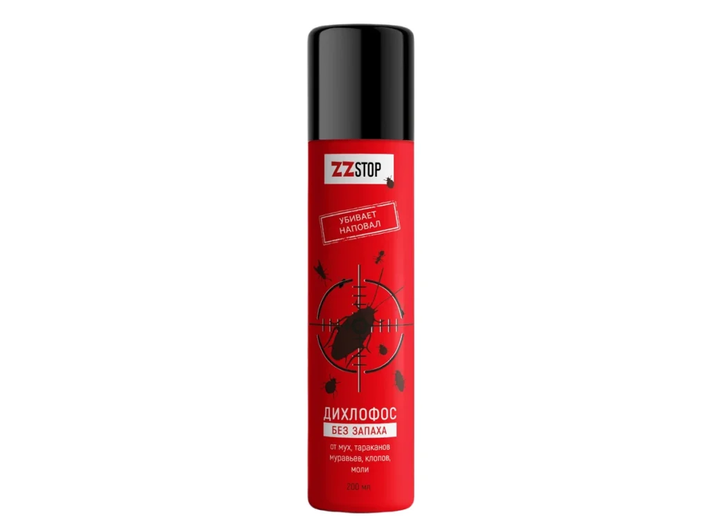 Дихлофос ZZ STOP "INSECTALL" 200 мл /24
