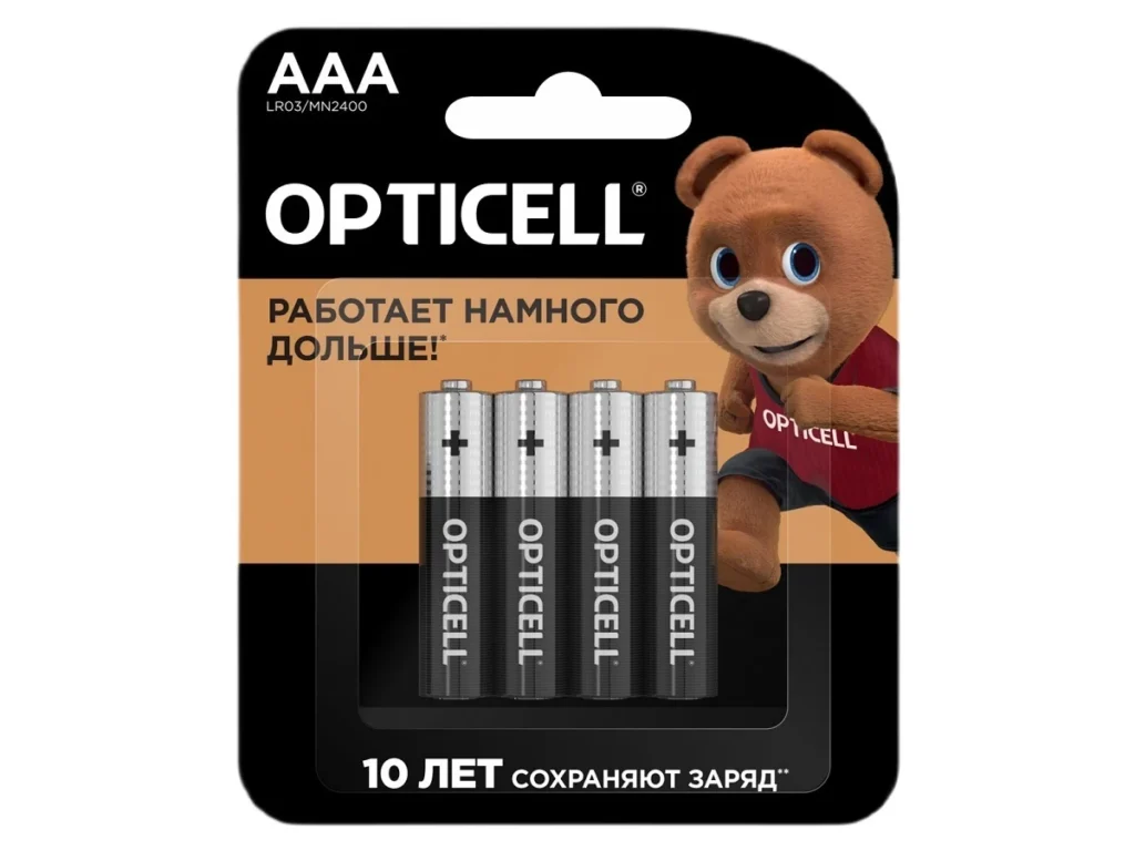 Элемент питания OPTICELL BASIC LR03 BL4 (4/48/192)