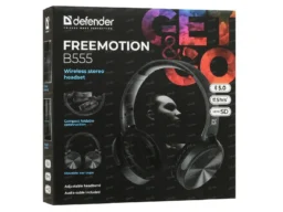 Беспроводные накладные наушники DEFENDER FreeMotion B555 Bluetooth, черные (1/40)
