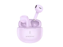 Наушники внутриканальные Borofone BW33, пластик, bluetooth 5.3, микрофон, цвет: фиолетовый