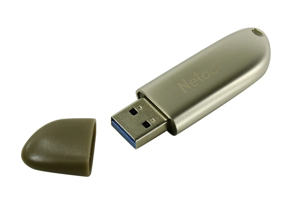 USB 3.0 128GB Netac U352 серебро