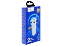 АЗУ 2 USB HOCO Z40, 2400mA, цвет: белый (1/12/120)