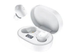 Наушники внутриканальные Borofone BW06, Manner, пластик, bluetooth 5.1, LED, цвет: белый (1/20/120)