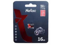 MicroSD 16GB Netac P500 Extreme Pro Class 10 UHS-I U1 V10 (100 Mb/s) без адаптера