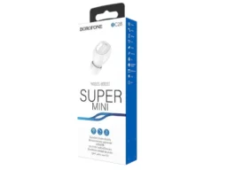 Гарнитура bluetooth Borofone BC28, Shiny Mini, цвет: белый