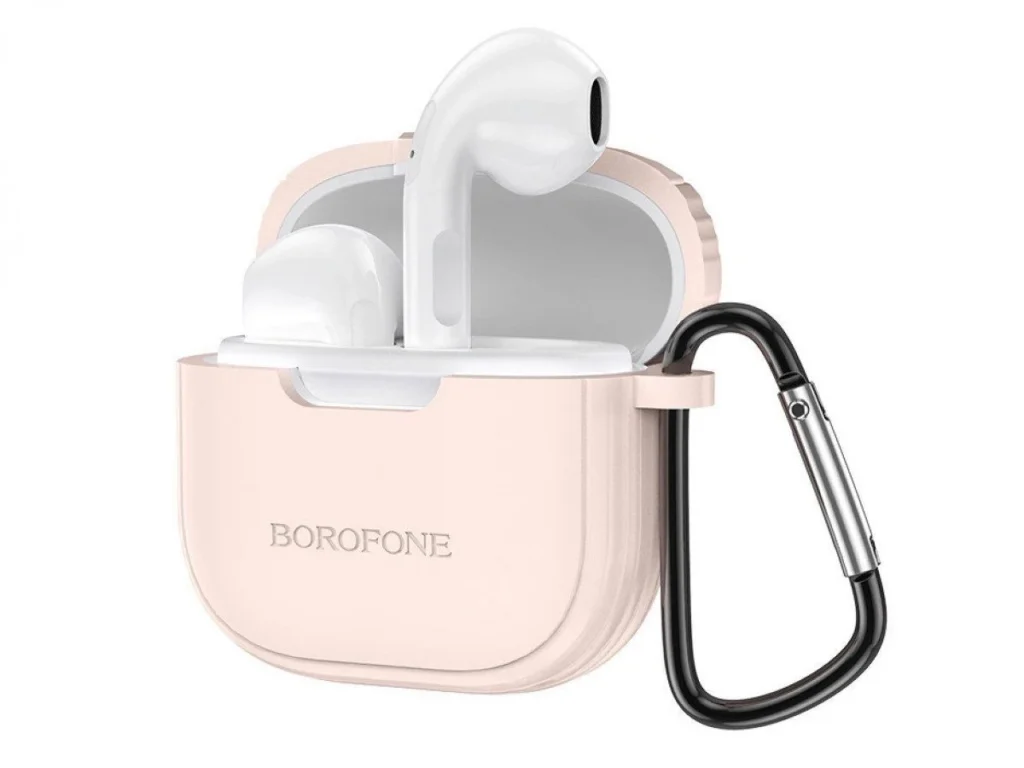 Наушники внутриканальные Borofone BW29 Charm, пластик, bluetooth 5.3, микрофон, цвет: розовый