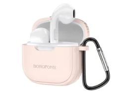 Наушники внутриканальные Borofone BW29 Charm, пластик, bluetooth 5.3, микрофон, цвет: розовый